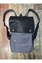 Leather Cover Backpack Daily Use Camping Travel Bag School Bag