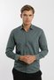 Long Sleeve Snap Fastener Koton Lycra Rotaston Printed Men's Shirt - 2