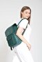 Geronimo Leather Cover Backpack Daily Use Camping Travel Bag School Bag - 2