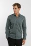 Long Sleeve Snap Fastener Koton Lycra Rotaston Printed Men's Shirt