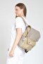 Geronimo Leather Cover Backpack Daily Use Camping Travel Bag School Bag - 5