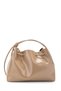 Ruched Detail Yavru Çantalı Elin Women's Crossbody Bag Beige - 3