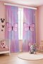 Shimmery Butterfly Patterned Children's Nursery Drapery Curtain (Single Panel Pricing) - 2