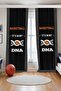 Basketball Dna Patterned Children's Baby Room Background Curtain (Single Panel Pricing)