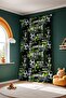 Gray Green Football Patterned Children's Baby Room Background Curtain (Single Panel Pricing) - 4