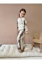 Girl's Tracksuit Set with Ribbon - 2