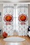 Basketball Hoop Patterned Children's Baby Room Background Curtain (Single Wing Pricing) - 2