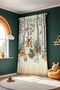 Cute Forest Animals Patterned Children's Baby Room Background Curtain (Single Panel Pricing) - 4