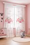 Rainbow Rabbit Patterned Children's Baby Room Background Curtain (Single Panel Pricing) - 2