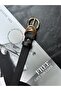 2-Pack Merge Multi-Ring Patterned Women's Gold Buckle Belt Coat Belt Dress Belt Trouser Belt - 2