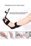 Yoga Stretching Strap,Black Ankle Auxiliary Stretcher, Fitness Leg Stretcher Yoga Belt (7 Loops) - 3