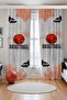 Basketball Patterned Children's Baby Room Background Curtain (Single Wing Pricing)