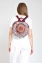 Fargin Ethnic Authentic Bohemian Round Embroidered Backpack Daily Travel Backpack - 4