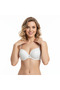 Women's Lace Underwire Supported Ecru Color Bra Bb2072