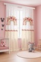 Polka Dot Rose Rainbow Patterned Children's Baby Room Background Curtain (Single Panel Pricing) - 3