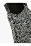 Sleeveless Sweetheart Neckline Sequined Mini Evening Dress - 5