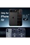 Case for iPhone 17 Air - Non-Yellowing Shockproof Clear Back (Black) - 2