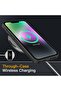 Matte Case for iPhone 14 6.1-Inch, Shockproof, Frosted Translucent Back (Black) - 6