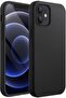 حافظة ZTECH من السيليكون الناعم الملمس لهاتف iPhone 12/12 Pro مقاس 6.1 بوصة، حماية كاملة ضد الصدمات