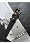 2-Piece Merge Multi-Ring Pattern Women's Silver Buckle Belt Coat Belt Dress Belt Trouser Belt - 2
