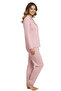 Women's Modal Shirt Collar Buttoned 2-Piece Pajama Set Vr.Pa30.T01.Y11.1X - 3