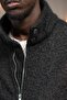 Oversized Crop Model Lined Woolen Coat with Side Pockets - 6