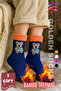 Winter Women's Warm Socks with Single Double Soft Bamboo Plush Furry Teddy Bear - 2