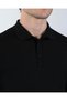 Italian Style S Slim Fit Polo Neck Knitwear Sweater Black T14515 - 2
