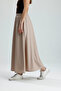 Women's Elastic Waist Double Pocket Bell Skirt - 6