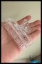 Butterfly Detailed Latch Buckle |   7 cm |   Women's Hair Accessory |   Stained Design - 2