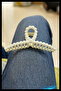 Non-Slip Quality Latch Buckle |   11 cm |   Women's Hair Accessory |   Pearl Design - 2