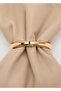 Drawstring Leather Bag with Metallic Details - 4