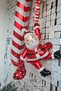 Cane Candy Foil Balloon with Santa Claus Christmas Ornament Balloon - 2