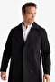 Slim Fit Lined Buttoned Pocketed Belted Long Trench Coat D5528Ax26Sp - 7