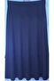 Star Crystal Combed Cotton Two-Piece Flawlessly Smooth Unlined Flexible Drapey Elastic Waist Plus Size Skirt - 2