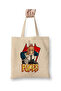 Chainsaw Man Power White Cloth Bag Long Handle Shopping Bag