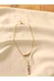 Colorful Y Steel Necklace - Gold - 3