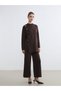I Beli Corded Wide Leg Women's Knitwear Trousers from Freezen Store