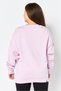 Women Sportswear Fit Long Sleeve Outdoor Sweatshirt, Pink - 4