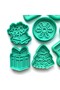 8-Piece Christmas Party Cookie Mold Set |   Sweater, Bell, Socks, Gift, Snowflake |   Winter Themed - 5