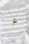 Golden Steel Chain Snowman Christmas Theme Women's Necklace for Elegant Necks