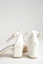 Grace Pearl Detail Pointed Toe Block Heel Bridal Shoes - 6 cm - 6