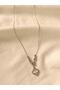Small Bulk Clover Steel Necklace - Silver