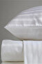 Calmiaseries Single Striped Satin Fitted Sheet Set - Soft, Shiny, Non-Slip Premium Fabric - 5