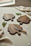 3-Piece Wooden Plane Leaf, Organizer, Multi-Purpose Stand Cutting Board 21 cm X 28 cm - 4