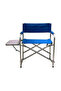 كرسي سفر قابل للطي مع طاولة جانبية