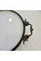 Cast Edge Frame Footed Porcelain Presentation Plate 25 cm Antique - 3