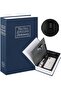 Book Safe with Combination Lock - Navy Blue (Large)