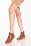 Genuine Leather Non-Slip Sole Comfortable Daily Stylish Boots Mlk.042 Tan - 3