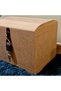 Wooden Arched Chest Raw Hobby Painting Lockable Storage Box - 2